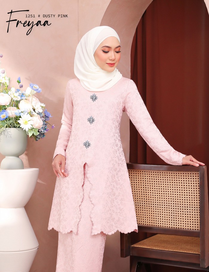 FREYAA KURUNG MODERN (DUSTY PINK) 1251