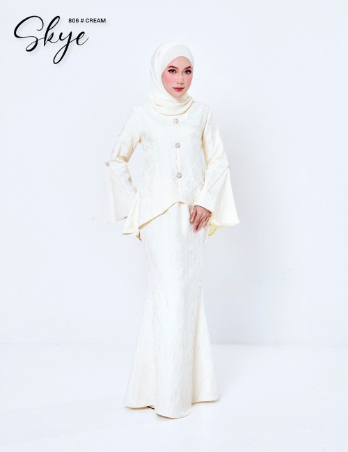 SKYE KURUNG MODERN (CREAM) 806