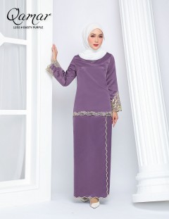 QAMAR KURUNG MODERN (DUSTY PURPLE) 1252