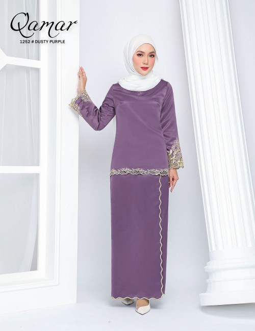 QAMAR KURUNG MODERN (DUSTY PURPLE) 1252