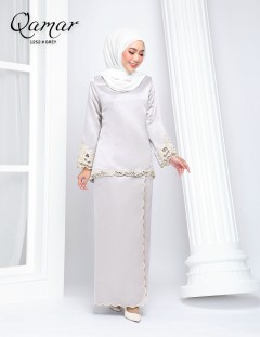 QAMAR KURUNG MODERN (GREY) 1252