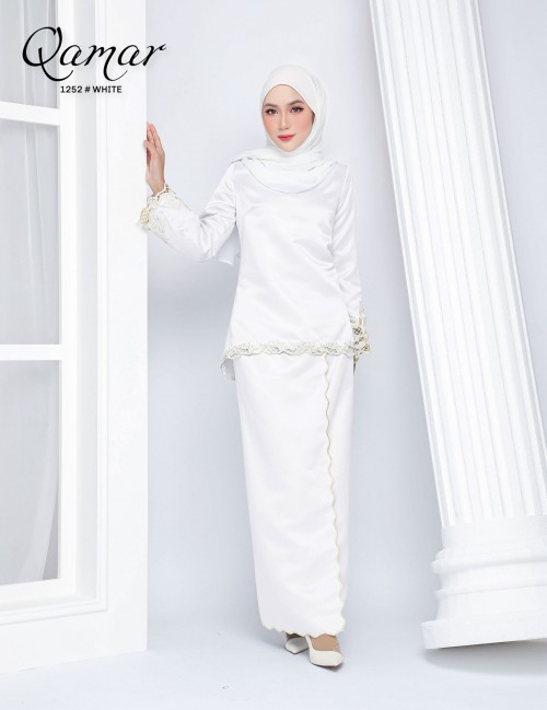 QAMAR KURUNG MODERN (WHITE) 1252