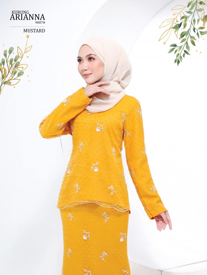 ARIANNA KURUNG(MUSTARD) 9087 / P9087 / SP9087