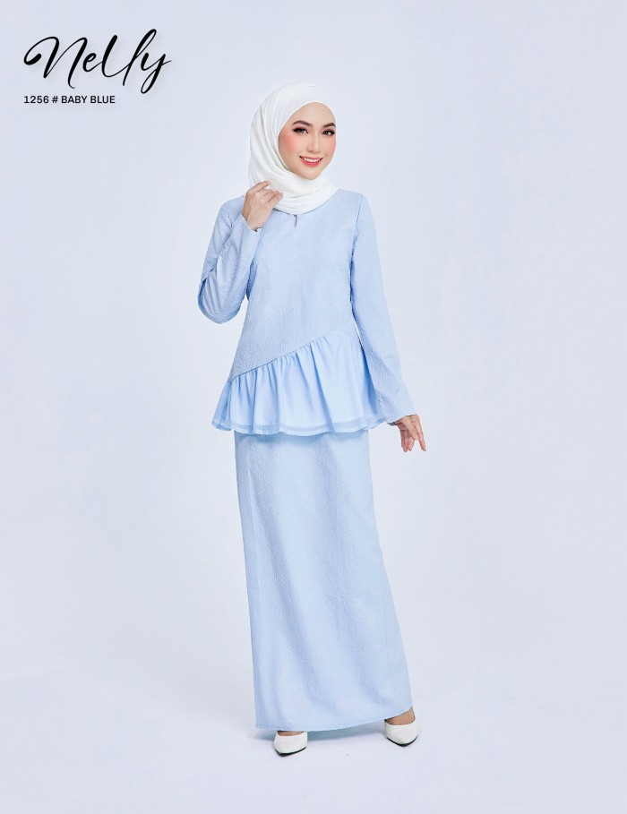 NELLY KURUNG MODERN (BABY BLUE) 1256