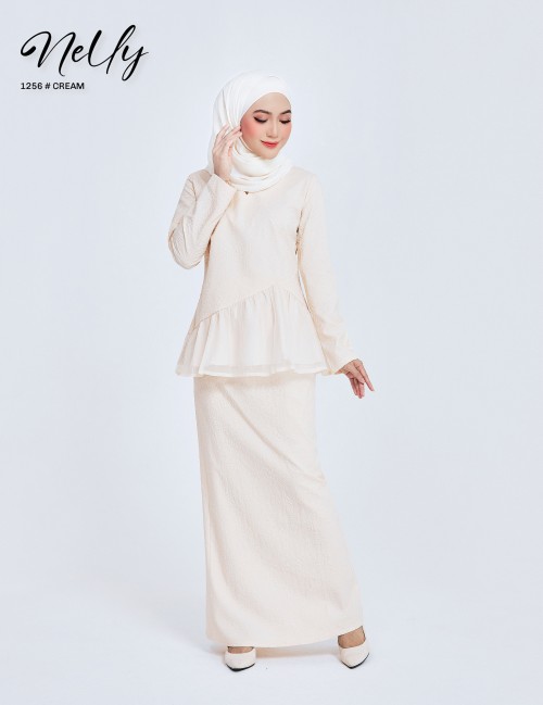 NELLY KURUNG MODERN (CREAM) 1256