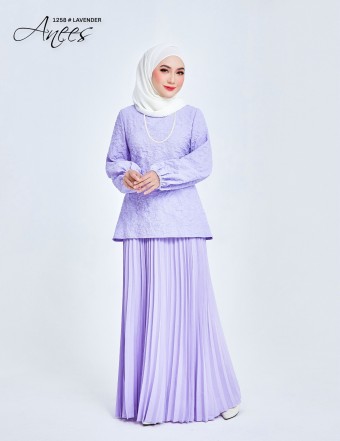 ANEES KURUNG MODERN (LAVENDER) 1258