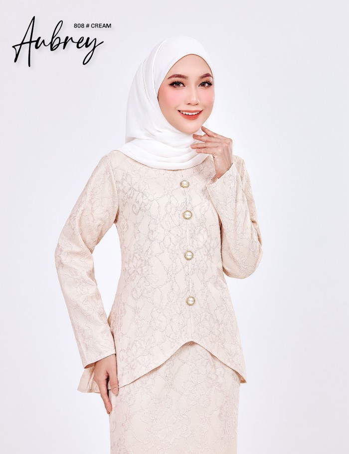 AUBREY KURUNG MODERN (CREAM) 808