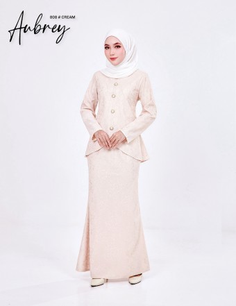 AUBREY KURUNG MODERN (CREAM) 808