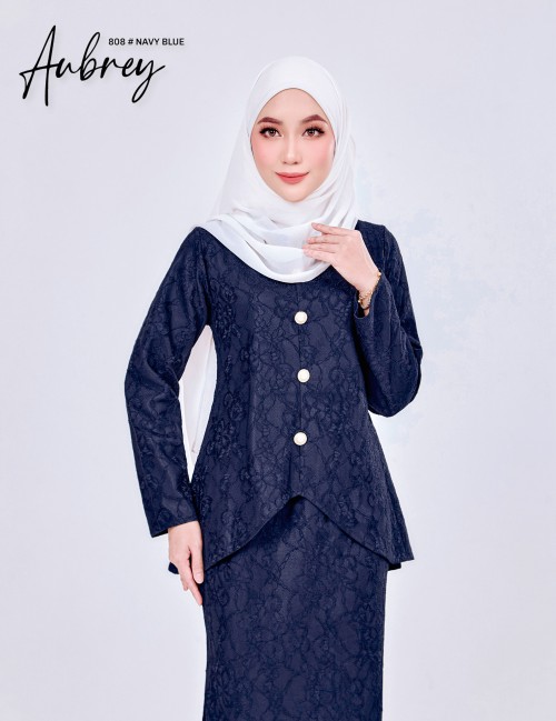 AUBREY KURUNG MODERN (NAVY BLUE) 808