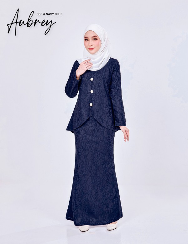 AUBREY KURUNG MODERN (NAVY BLUE) 808