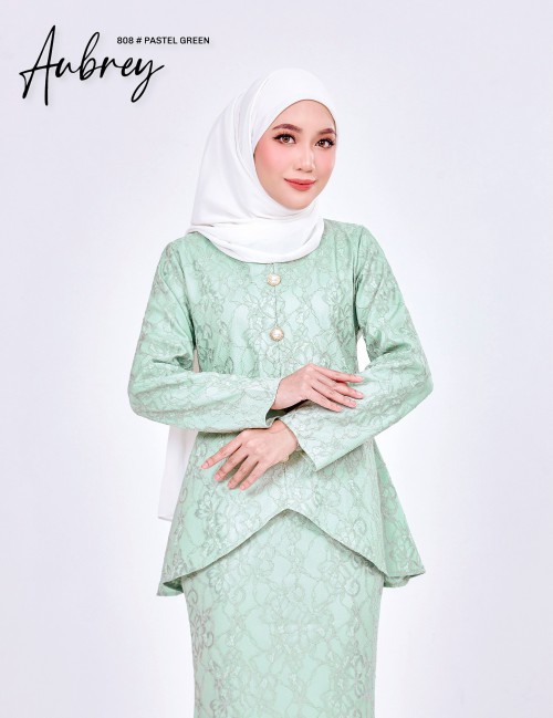 AUBREY KURUNG MODERN (PASTEL GREEN) 808