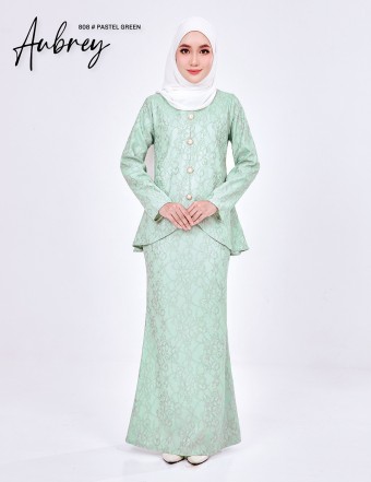 AUBREY KURUNG MODERN (PASTEL GREEN) 808