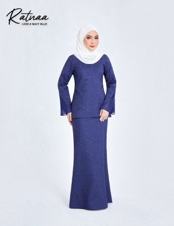 RATNAA KURUNG MODERN (NAVY BLUE) 1260