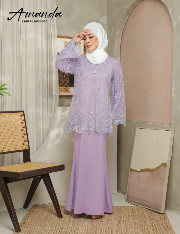 AMANDA DRESS (LAVENDER) 9146