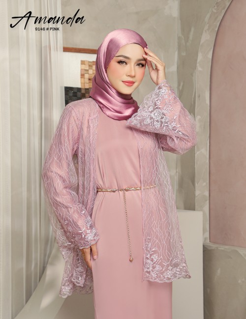 AMANDA DRESS (PINK) 9146