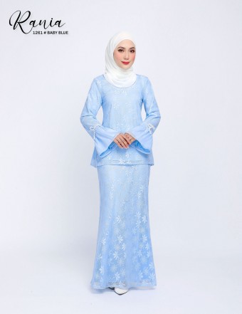 RANIA KURUNG MODERN (BABY BLUE) 1261