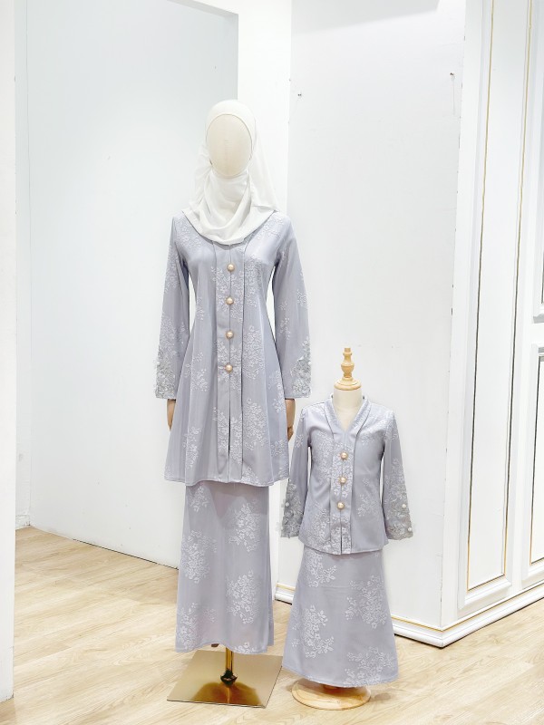 KIDS JAYNE KURUNG (GREY) K809