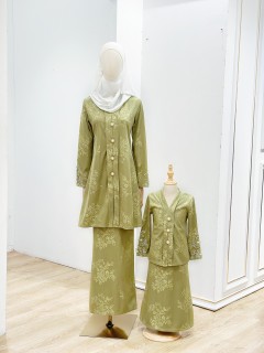 KIDS JAYNE KURUNG (OLIVE) K809