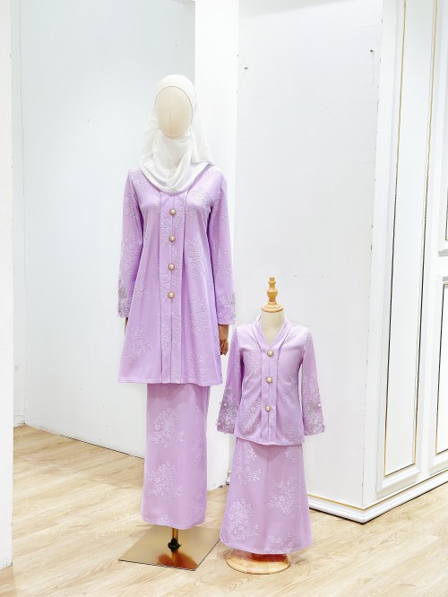 KIDS JAYNE KURUNG (LAVENDER) K809