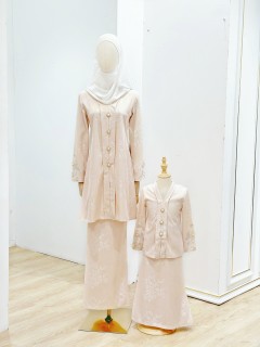 KIDS JAYNE KURUNG (CREAM) K809