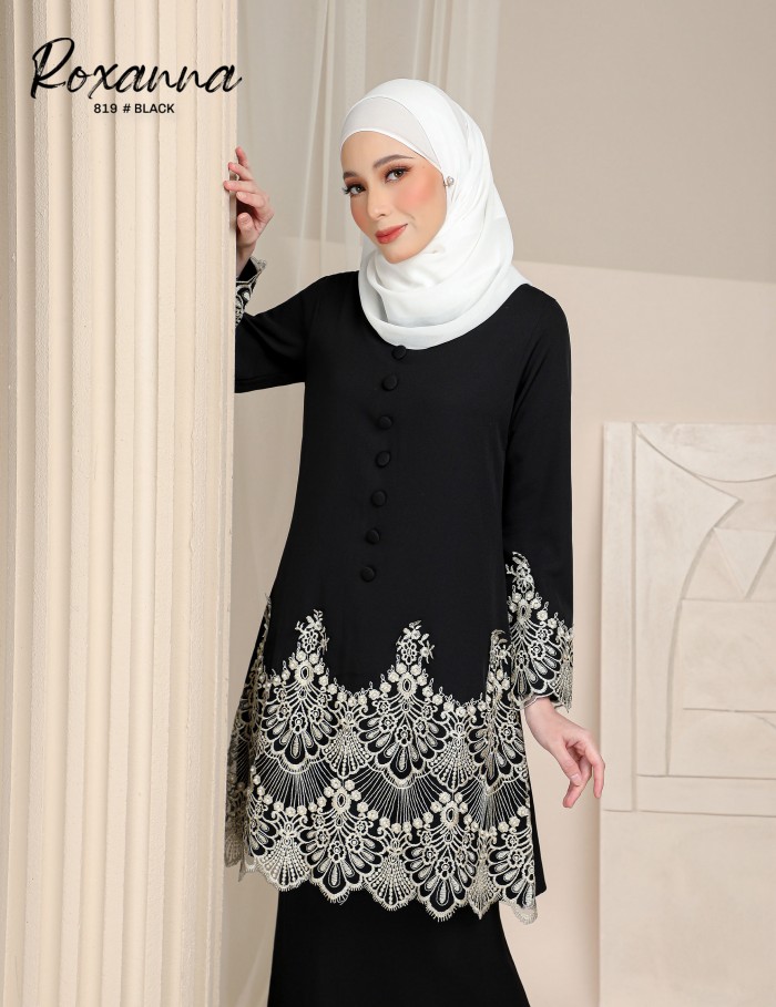 ROXANNA KURUNG MODERN (BLACK) 819