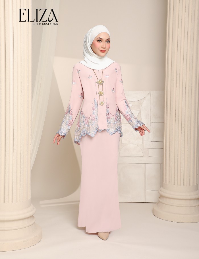 ELIZA KEBAYA MODERN (DUSTY PINK) 811