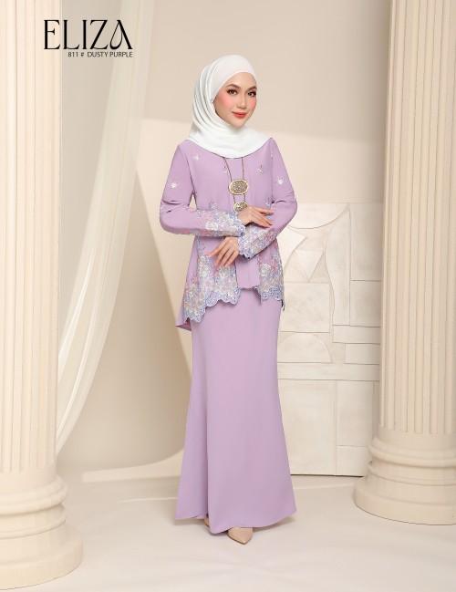 ELIZA KEBAYA MODERN (DUSTY PURPLE) 811