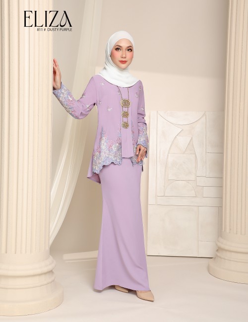 ELIZA KEBAYA MODERN (DUSTY PURPLE) 811