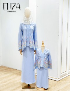 KIDS ELIZA KEBAYA MODERN (BABY BLUE) K811