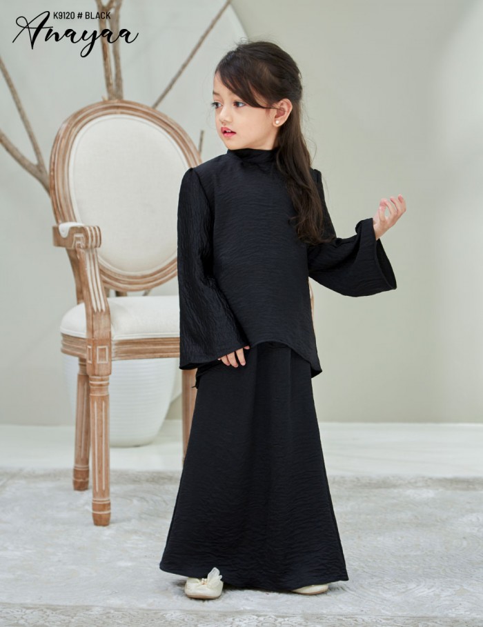 KIDS ANAYAA KURUNG MODERN (BLACK) K9120