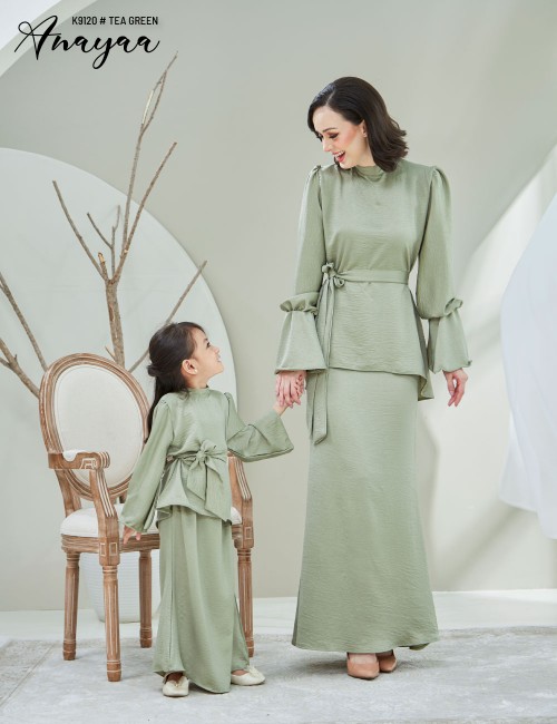 KIDS ANAYAA KURUNG MODERN (TEA GREEN) K9120