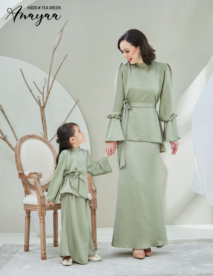 KIDS ANAYAA KURUNG MODERN (TEA GREEN) K9120