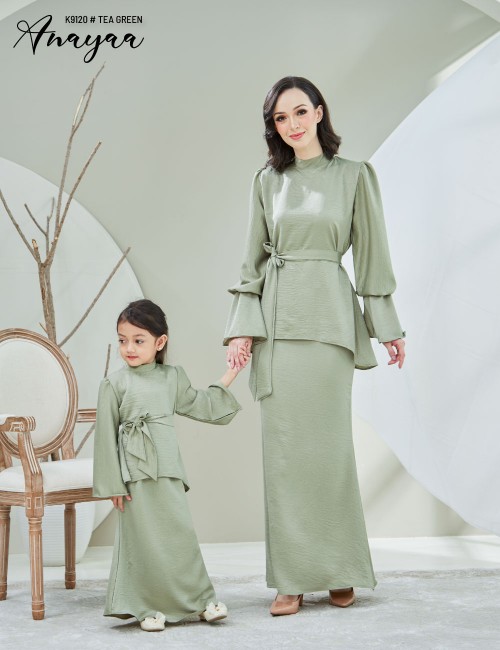 KIDS ANAYAA KURUNG MODERN (TEA GREEN) K9120