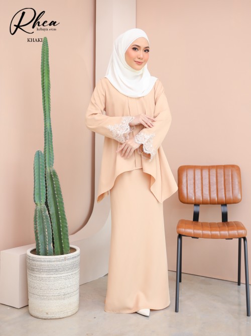 RHEA KEBAYA MODERN (KHAKI) 9106 / P9106