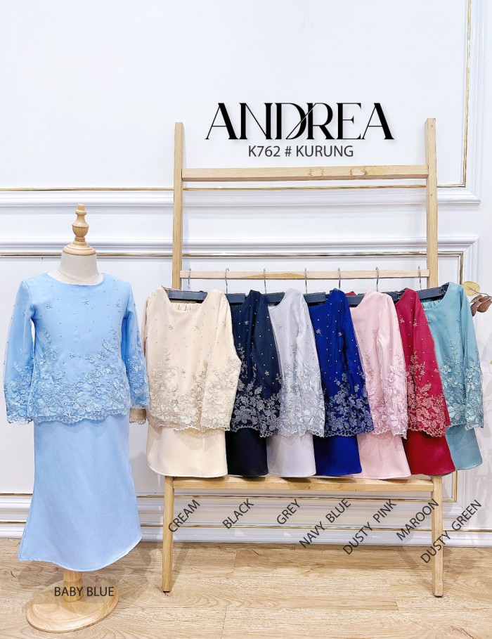 ANDREA KIDS KURUNG MODERN (DUSTY PINK) K762