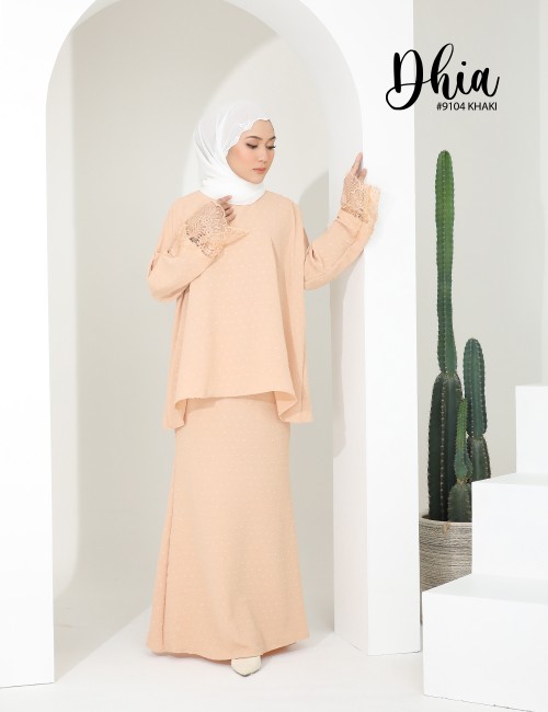 DHIA KURUNG MODERN (KHAKI) 9104