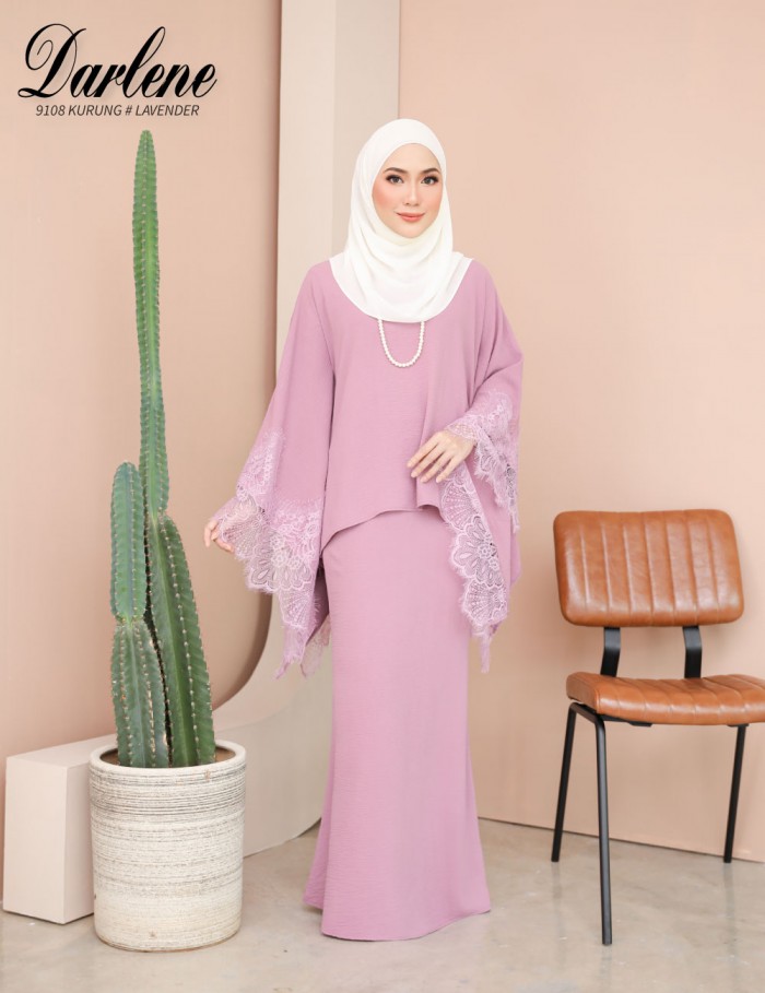 DARLENE KURUNG KAFTAN (LAVENDER) 9108