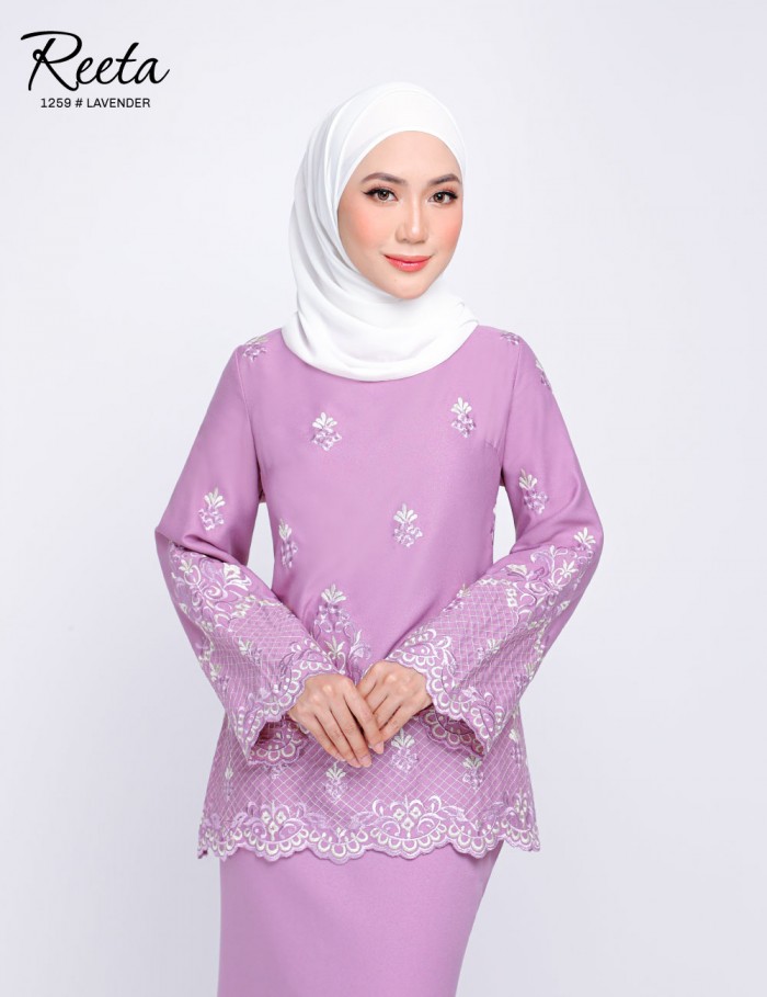 REETA EMBROIDERY KURUNG MODERN (LAVENDER) 1259 / P1259