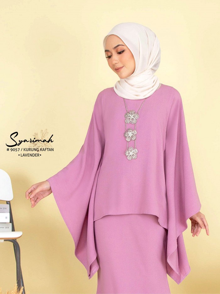 SYARIMAH KURUNG KAFTAN (LAVENDER) 9057