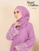 CHIFFON SHAWL PLAIN (LAVENDER) 301