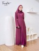 TANISHA ABAYA (MAROON) 790 / P790 / SP790 (FREE SHAWL *till stock last)