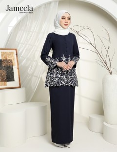 JAMEELA KURUNG MODERN (NAVY BLUE) 1268