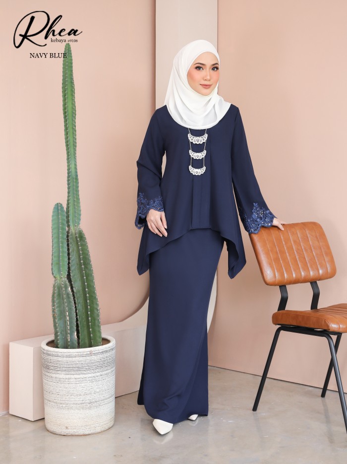 RHEA KEBAYA MODERN (NAVY BLUE) 9106 / P9106