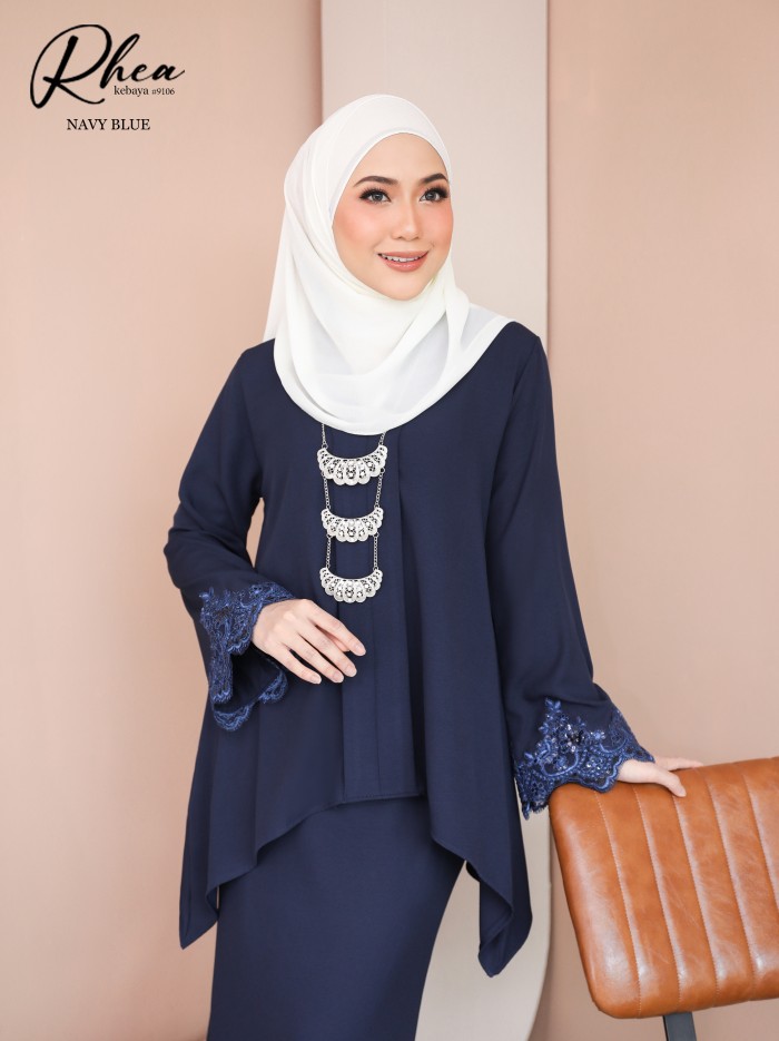 RHEA KEBAYA MODERN (NAVY BLUE) 9106 / P9106