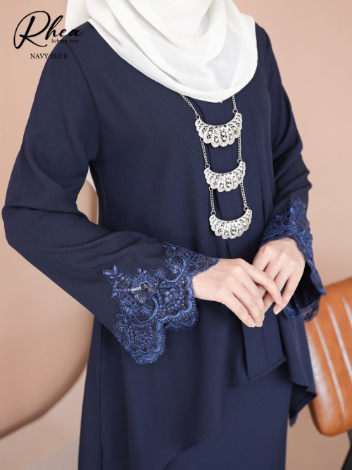 RHEA KEBAYA MODERN (NAVY BLUE) 9106 / P9106