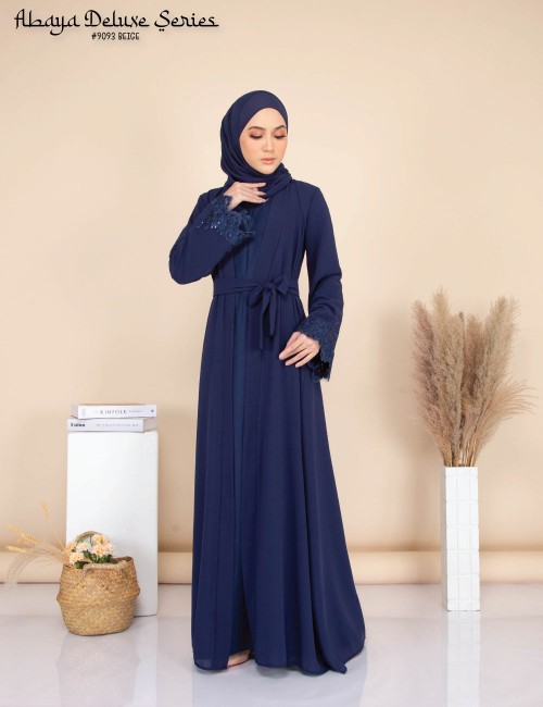 ABAYA DELUXE SERIES (NAVY BLUE) 9093 / P9093 / SP9093