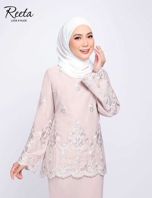 REETA EMBROIDERY KURUNG MODERN (NUDE) 1259 / P1259