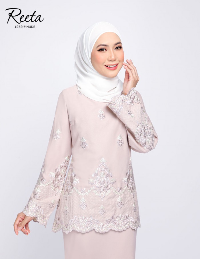 REETA EMBROIDERY KURUNG MODERN (NUDE) 1259 / P1259