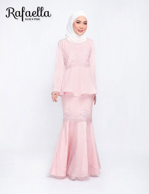 RAFAELLA PEPLUM SET (PINK) 9130