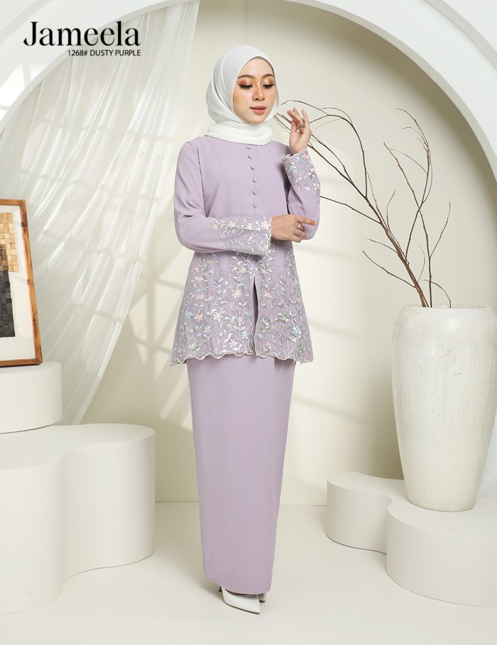 JAMEELA KURUNG MODERN (DUSTY PURPLE) 1268